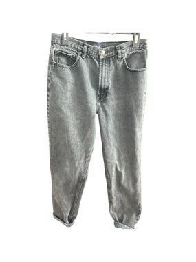 GAP Women's Washed Black Straight Leg Jeans